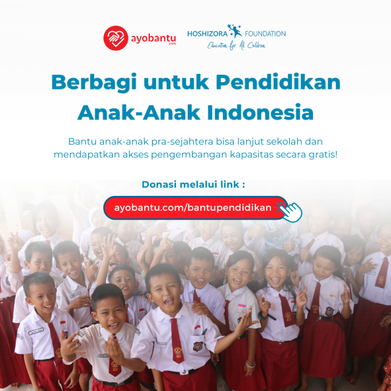 Berbagi untuk Pendidikan Anak Indonesia