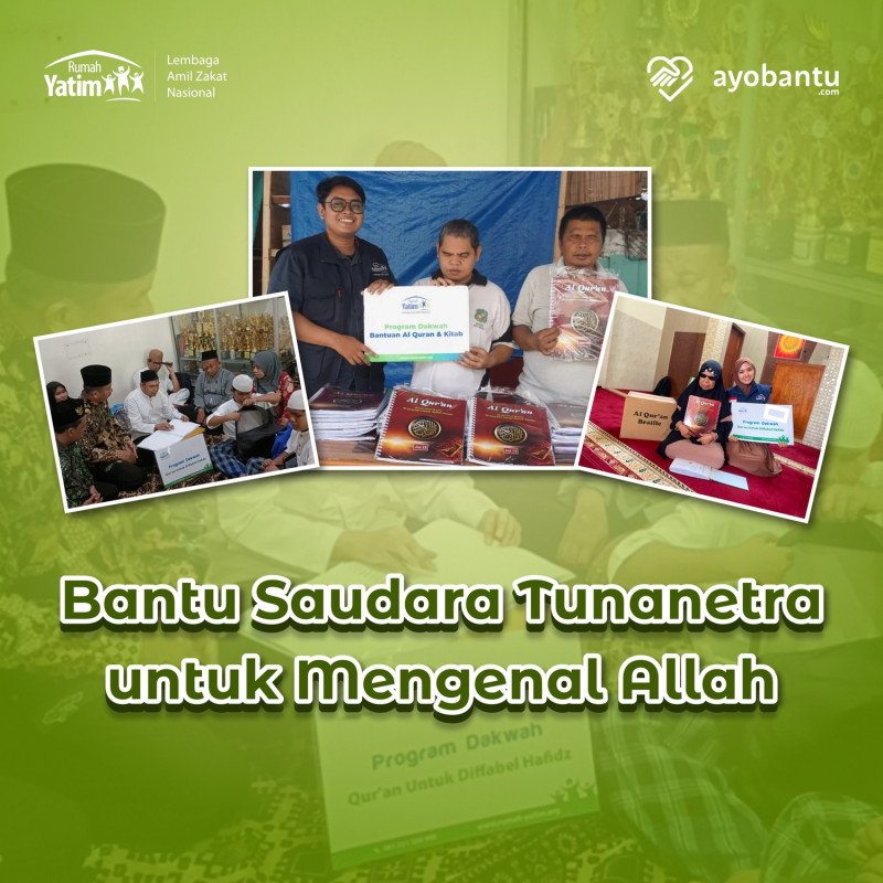 Investasi Abadi dengan Sedekah Jariyah Quran Braille untuk Tunanetra