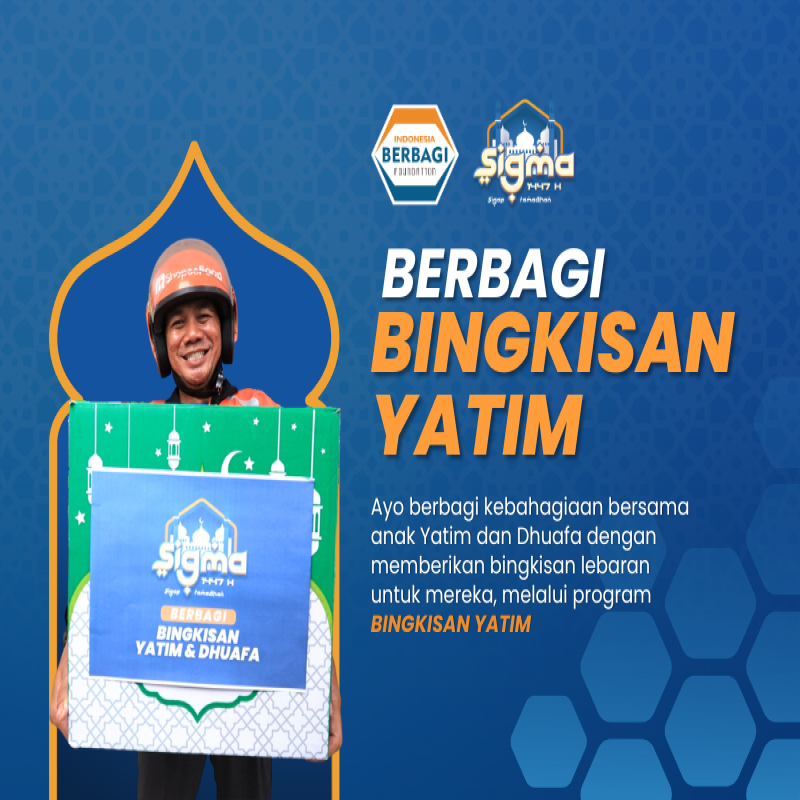Berbagi Bingkisan Lebaran Untuk Yatim & Dhuafa