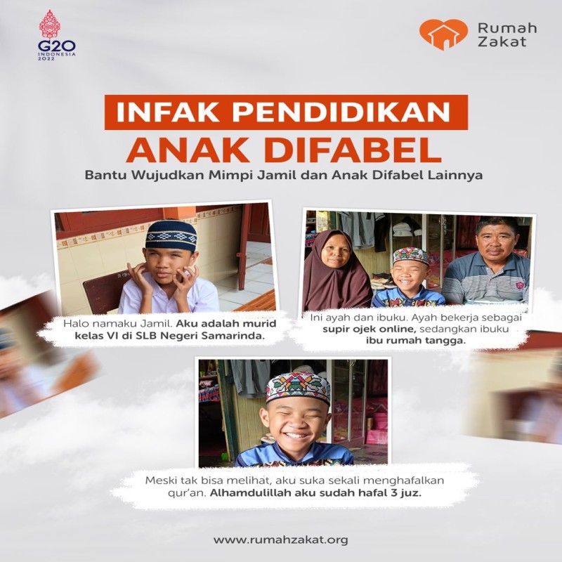 Yuk Infaq Pendidikan Anak Disabilitas