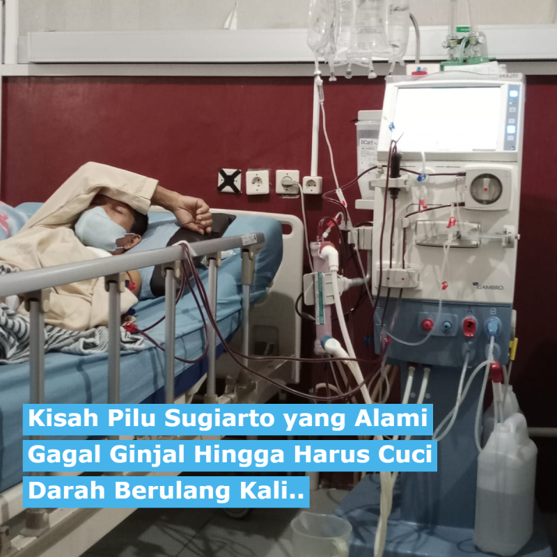 Bantu Sugiarto Sembuh dari Gagal Ginjal Stadium 5