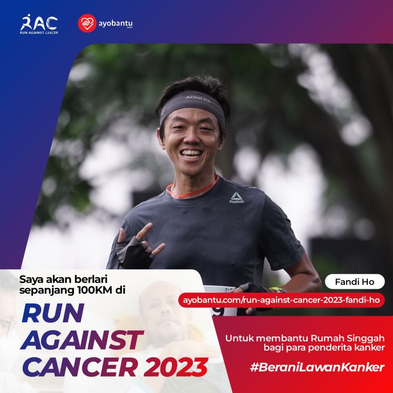 Run Against Cancer 2023 - Fandi Ho
