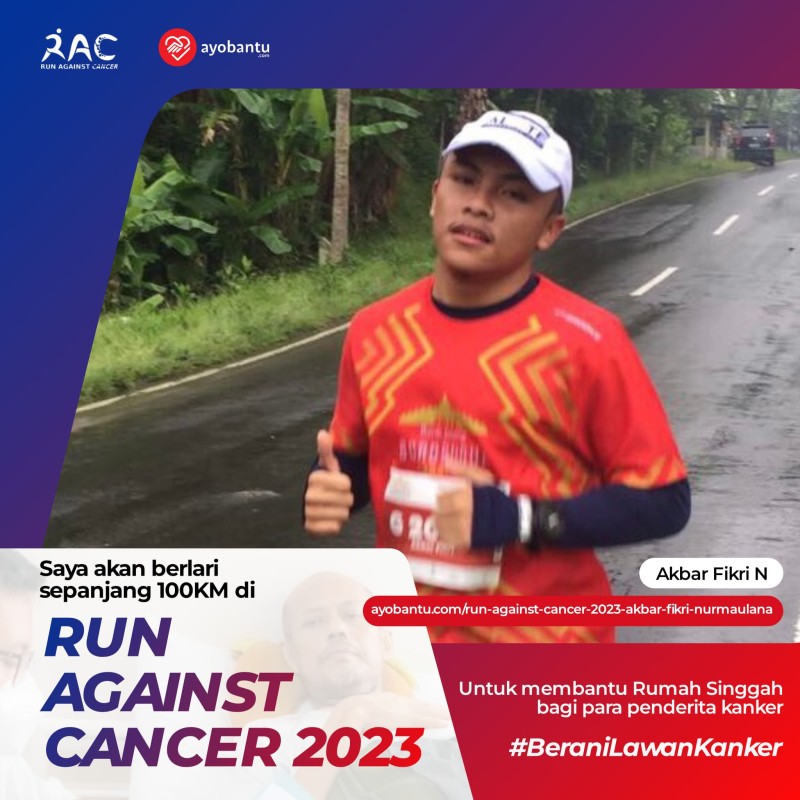 Run Against Cancer 2023 - Akbar Fikri Nurmaulana