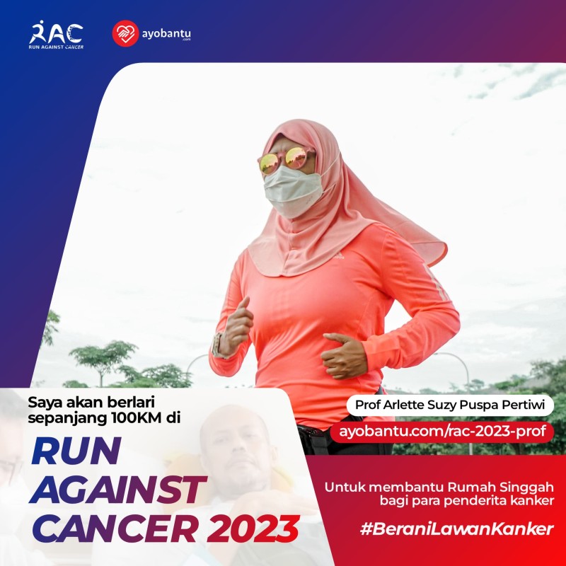 Run Against Cancer 2023 - Arlette Suzy Puspa Pertiwi