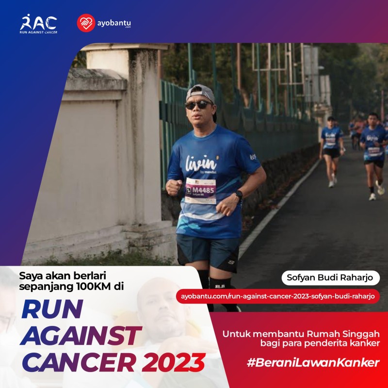 Run Against Cancer 2023 - Sofyan Budi Raharjo