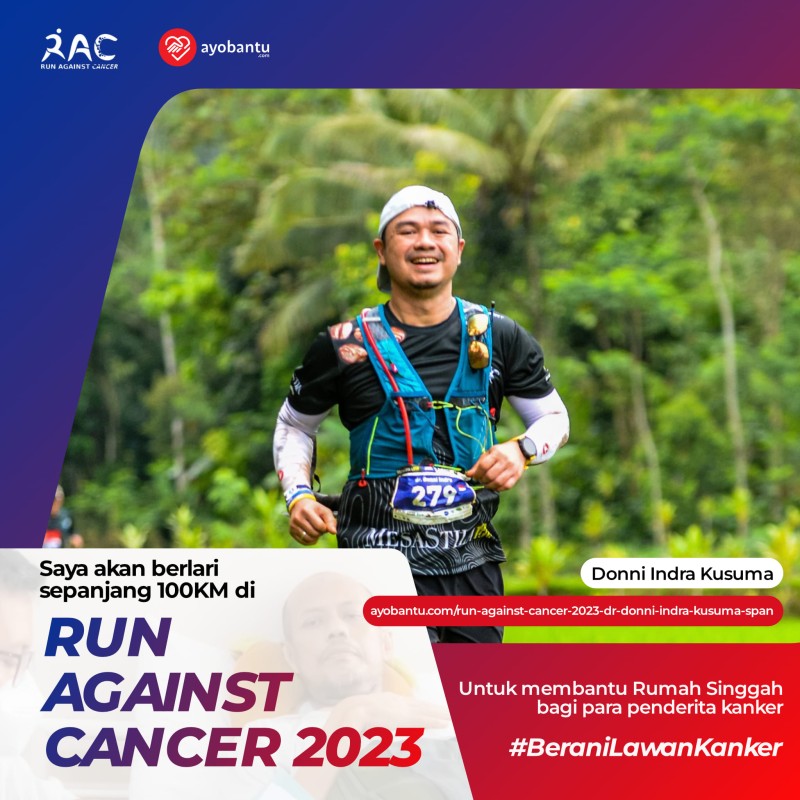 Run Against Cancer 2023 - Donni Indra Kusuma