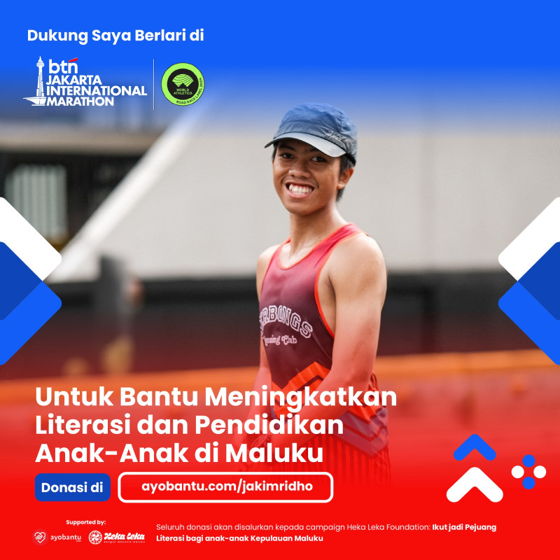 Run For Purpose Pendidikan Anak Anak Maluku - Ridho