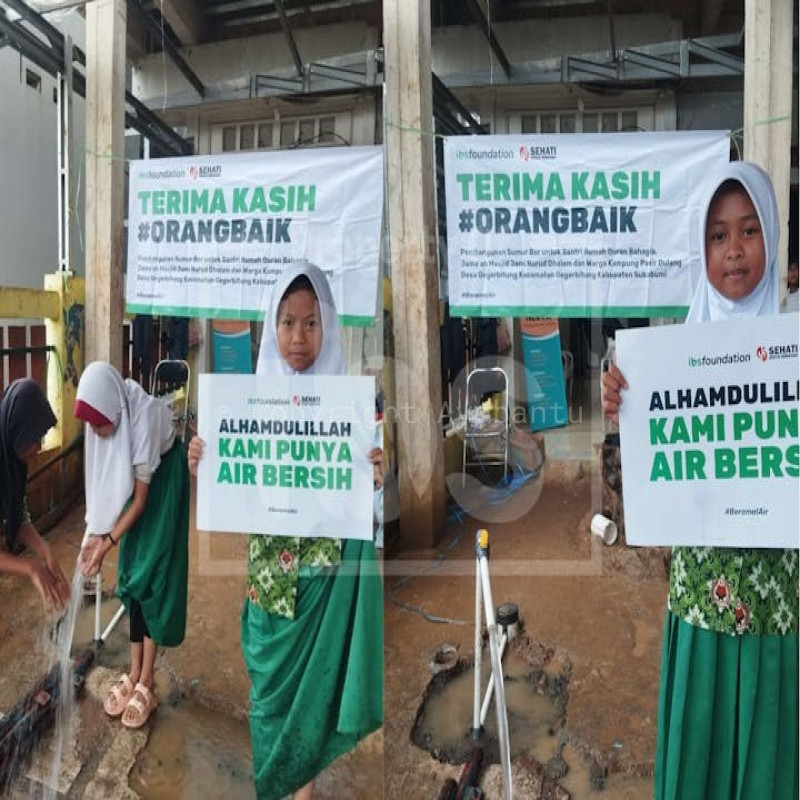 Hadirkan Sarana Air Bersih untuk Pelosok Negeri