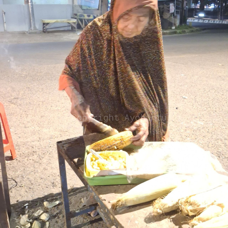 Tak Punya Rumah! Emak Ikah Berjung Hidupi Sang Cucu Seorang Diri