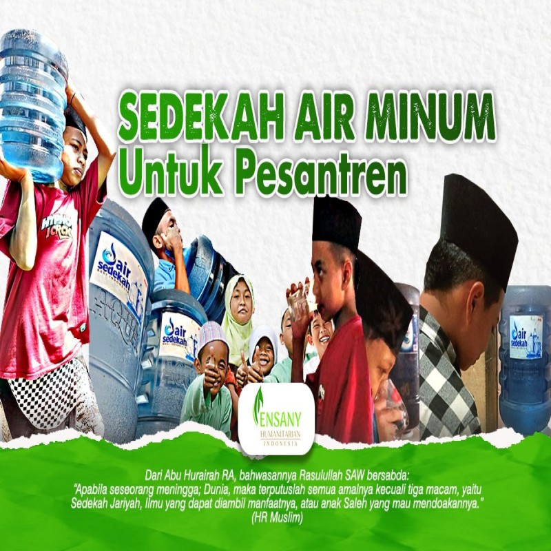 Sedekah Subuh Untuk Air Minum Gratis Bagi Pesantren