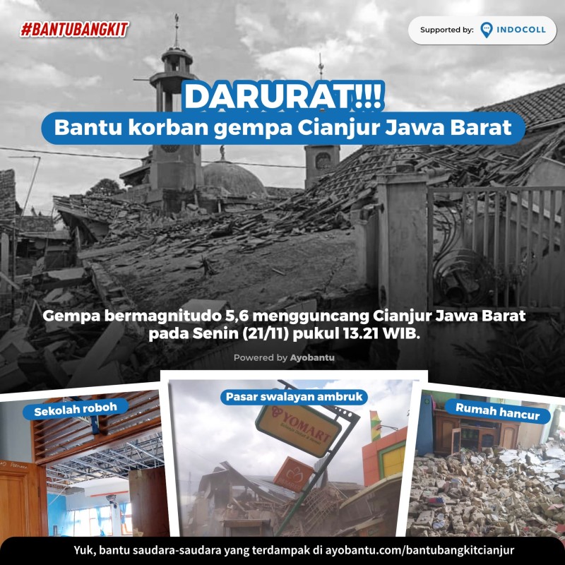 #BantuBangkit Korban Gempa Cianjur - Indocoll