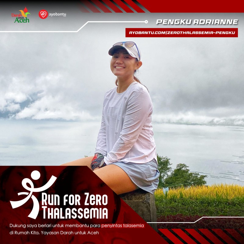 Run For Zero Thalassemia - Pengku Adrianne