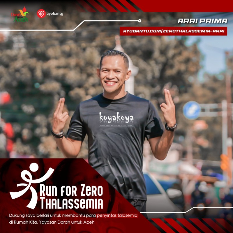 Run For Zero Thalassemia - Arri Prima
