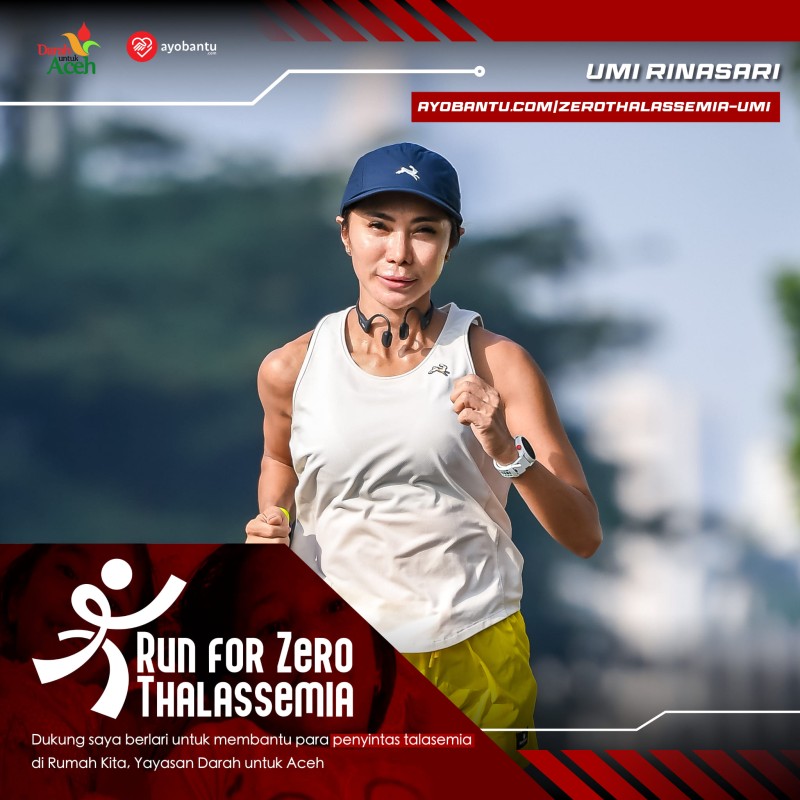 Run For Zero Thalassemia - Umi Rinasari