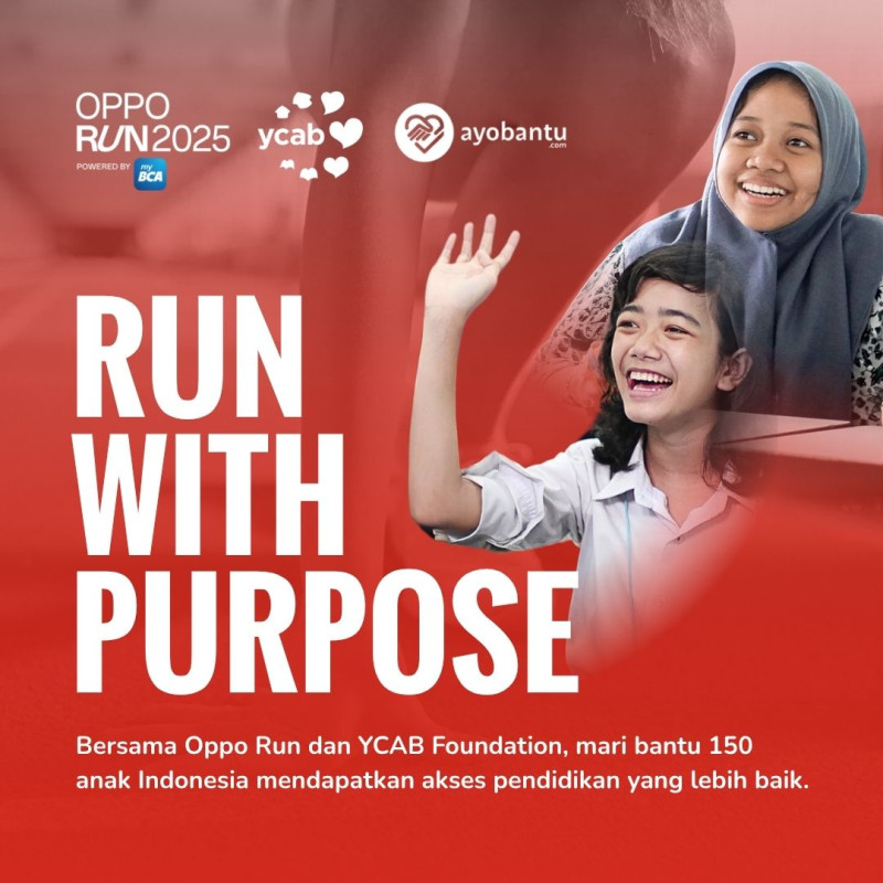 Berlari untuk Beasiswa Pendidikan 150 Anak Indonesia