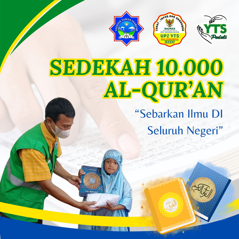 Sedekah 10.000 Al-Quran