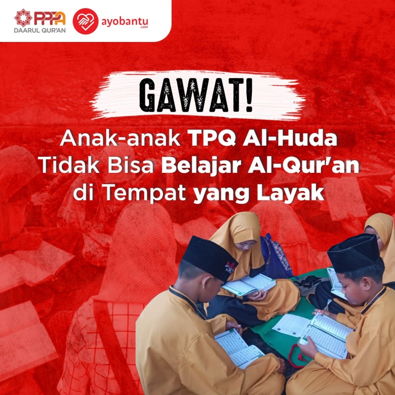 BANTU PEMBANGUNAN TPQ AL-HUDA