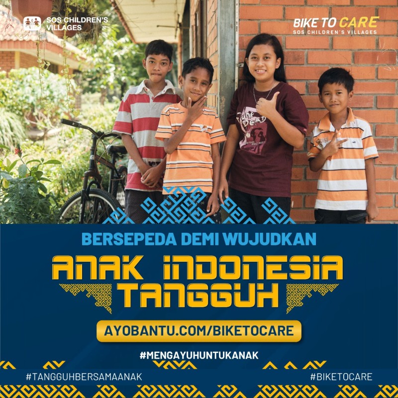 Bersepeda Demi Wujudkan Anak Indonesia Tangguh