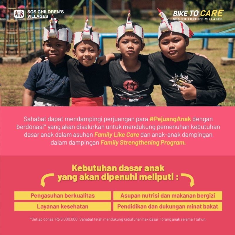 Bersepeda Demi Wujudkan Anak Indonesia Tangguh