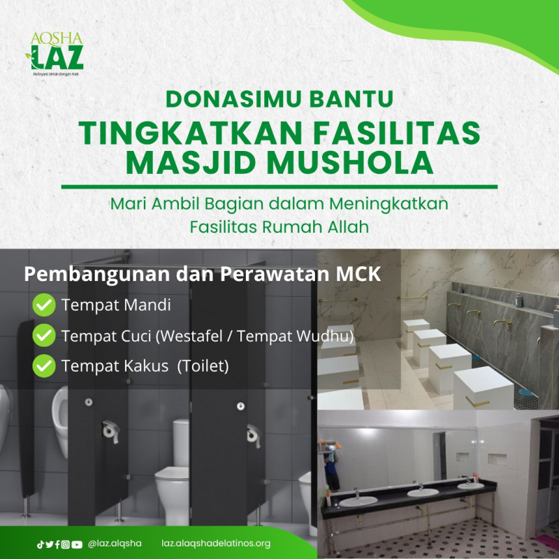Infakmu Bantu Tingkatkan Fasilitas MCK