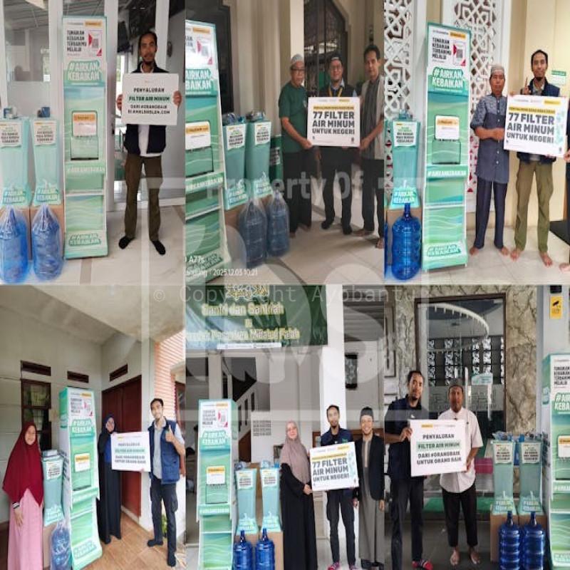 Hadirkan Sarana Air Bersih untuk Pelosok Negeri