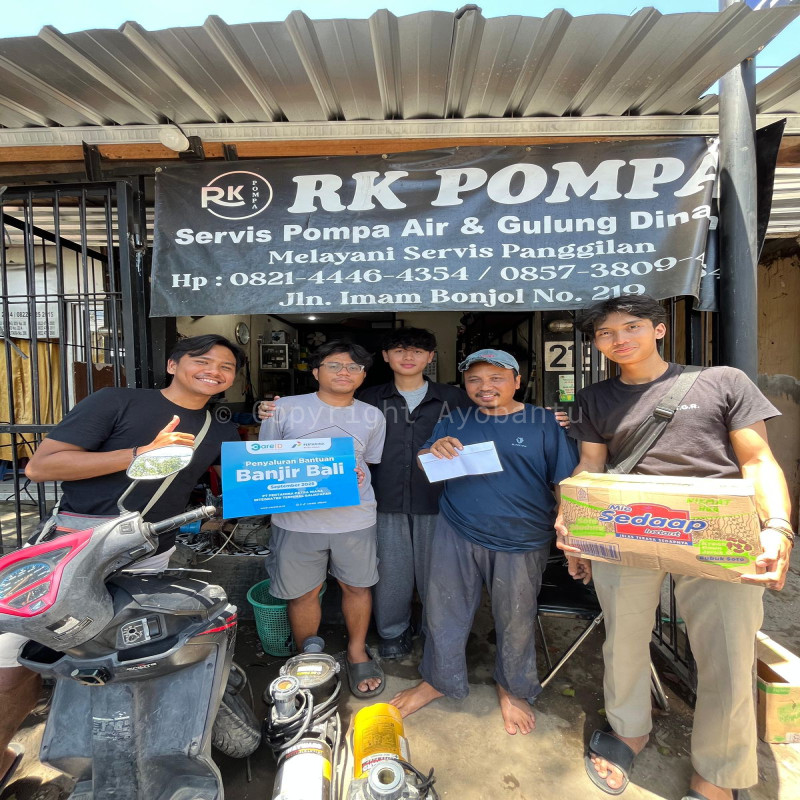 Bantu Korban Banjir Bali