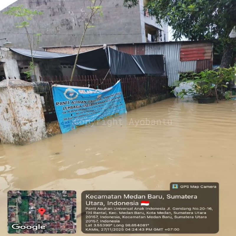 21 Anak Panti Asuhan Universal Anak Indonesia Korban Banjir