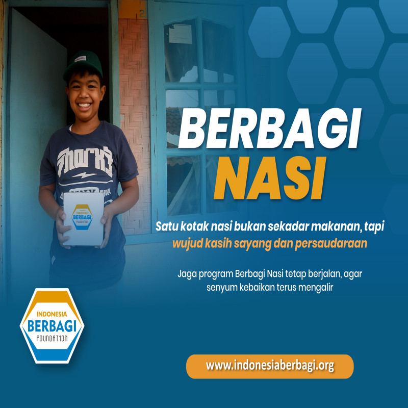 Berbagi Satu Paket Nasi Untuk Pejuang Kehidupan