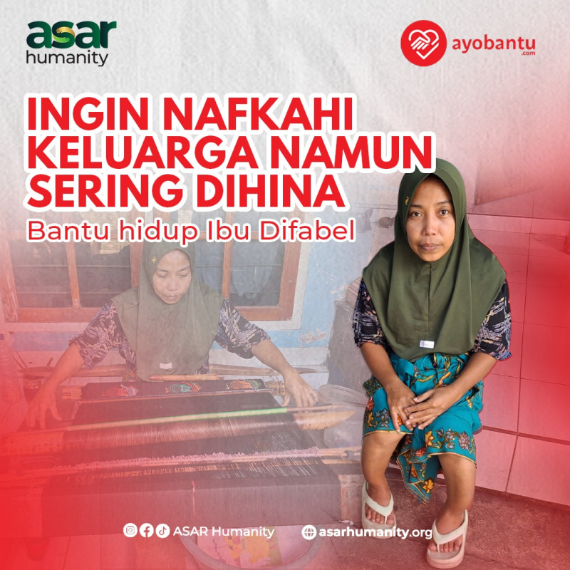 Bantu Ibu Difabel Pejuang Nafkah