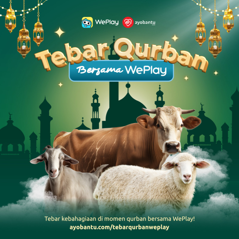 Tebar Qurban bersama WePlay