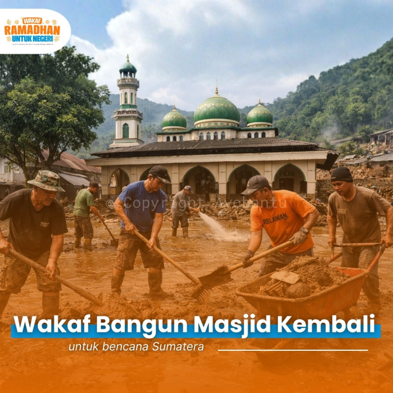Kembalikan Rumah Allah di Tengah Bencana: Alirkan Pahala Jariyah di Ramadhan Penuh Berkah