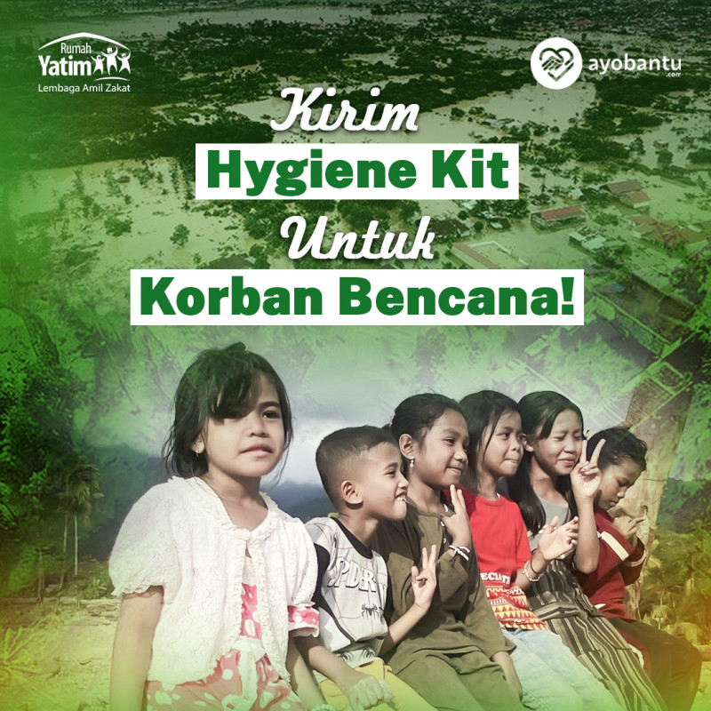 Kirim Paket Perlengkapan MCK untuk Korban Bencana