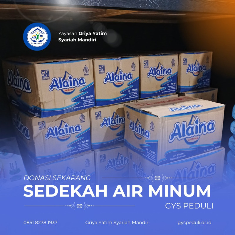 Sedekah Air Minum : Hidup Layak Dimulai dari Akses Air Minum yang Aman