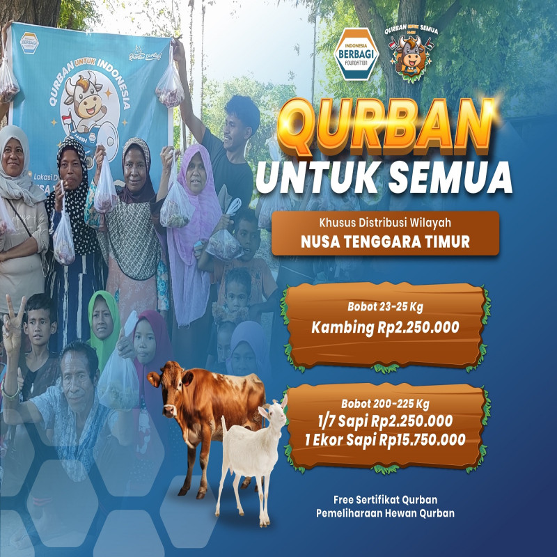 Qurban Untuk Semua Distribusi Nusa Tenggara Timur