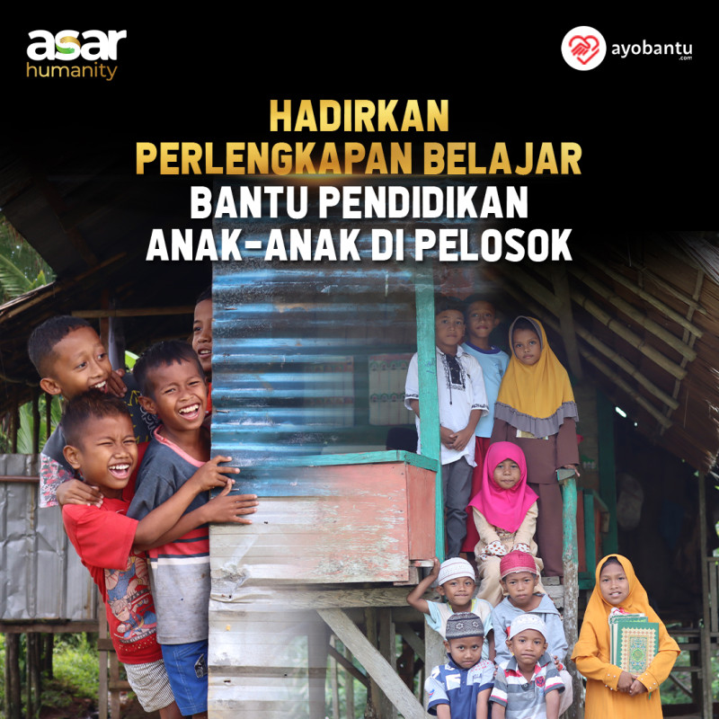 Tolong!!! Anak-anak Pelosok Tak Punya Perlengkapan Belajar Layak