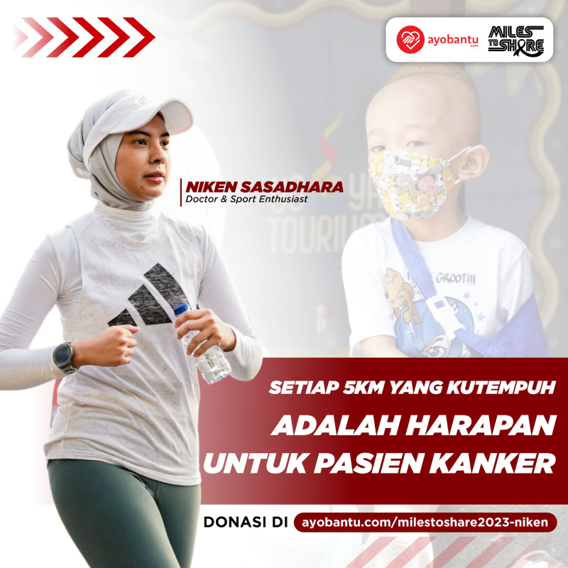Miles to Share untuk Pejuang Kanker 2023 - Niken Sasadhara