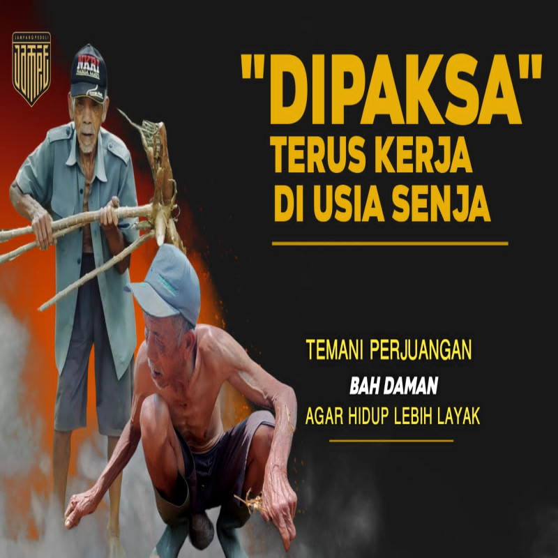 Pilu Perjuangan Lansia Demi Nafkahi Keluarga