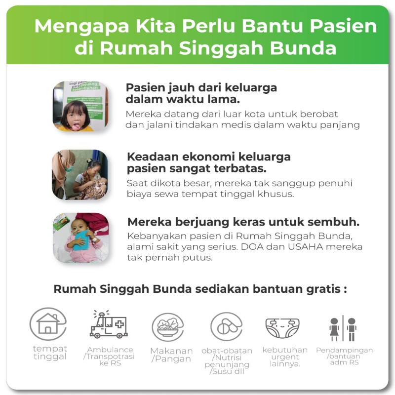 Bantu Rumah Singgah Bunda Untuk Sembuhkan Adik-Adik Kita!