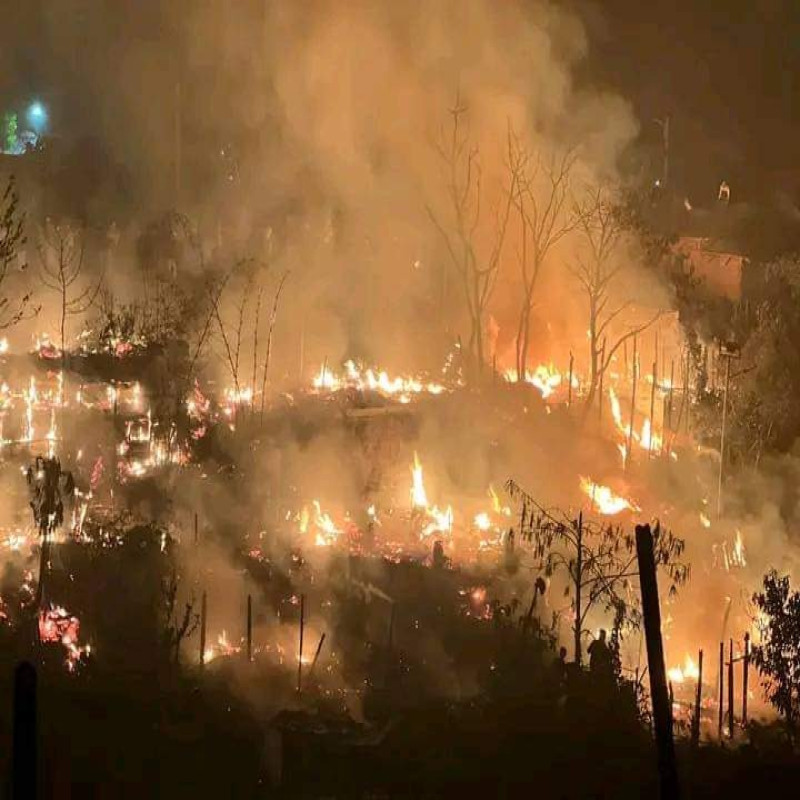 Urgent! Kebakaran Kamp Pengungsi Rohingya. Bantu Sekarang