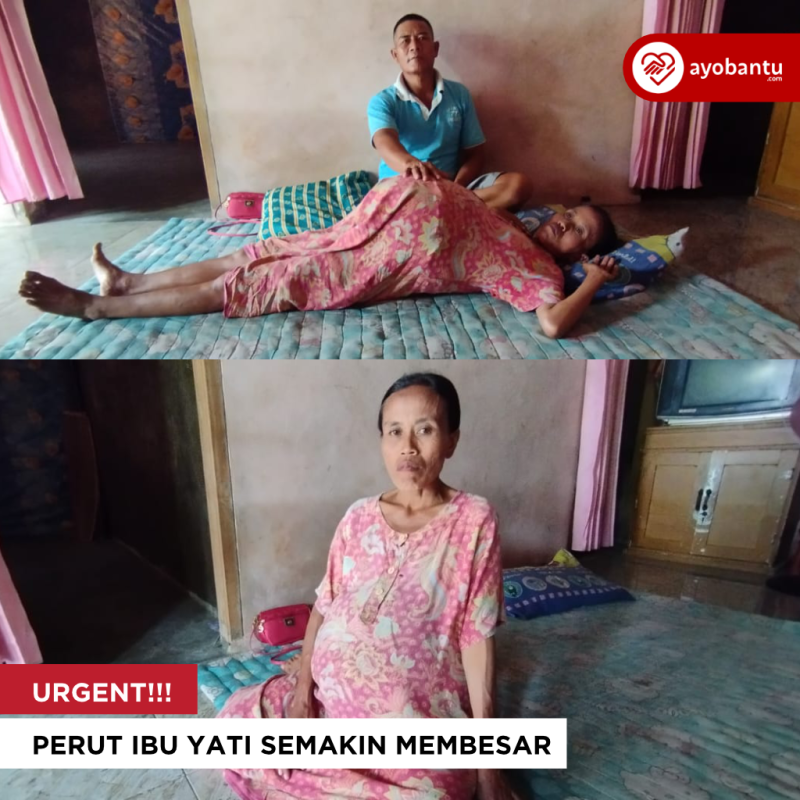Perut Ibu Yati Semakin Membesar