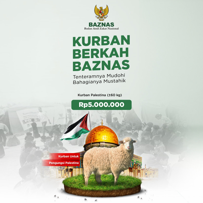 Kurban Palestina BAZNAS