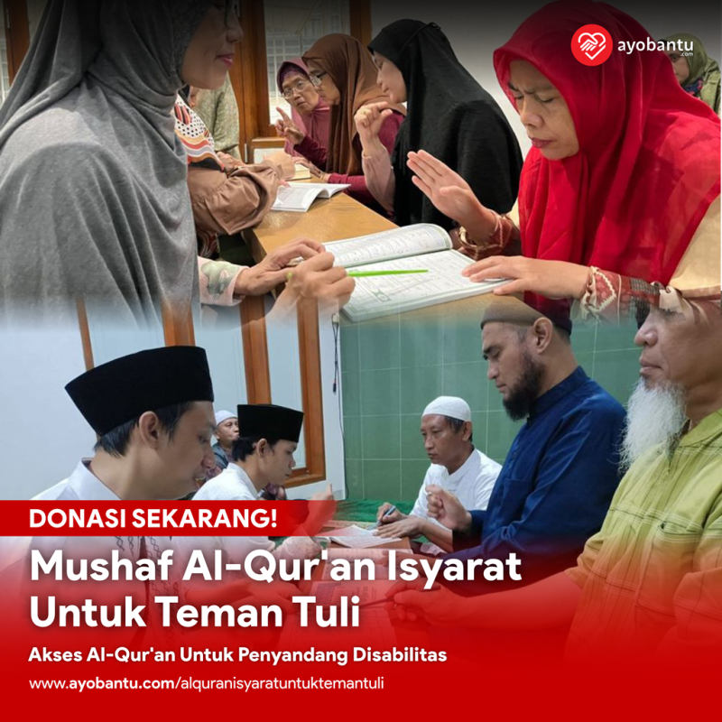 Mushaf Al-Qur'an Isyarat untuk Teman Tuli