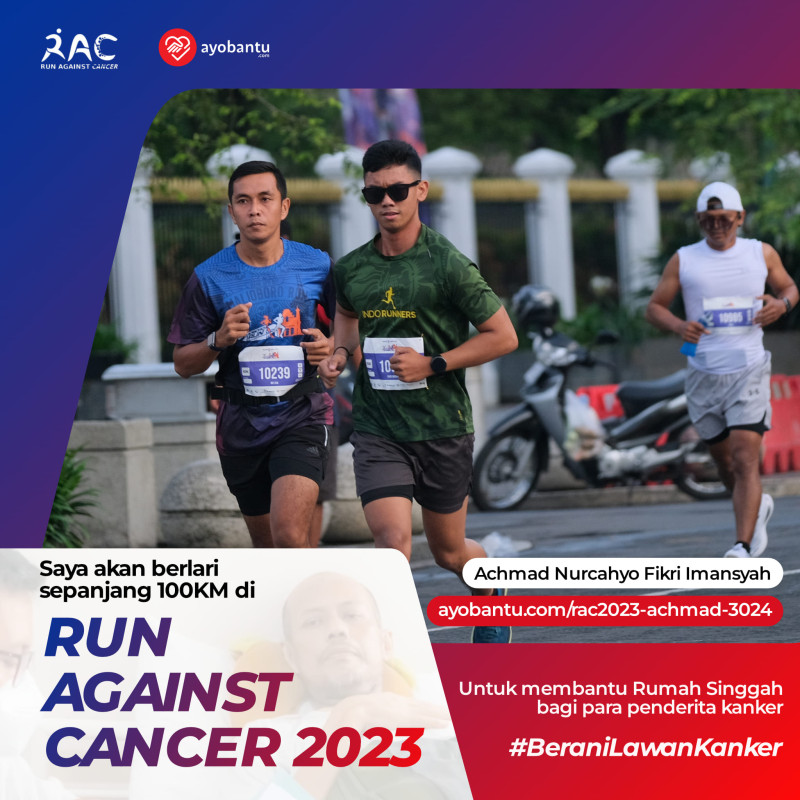 Run Against Cancer 2023 - Achmad Nurcahyo Fikri Imansyah