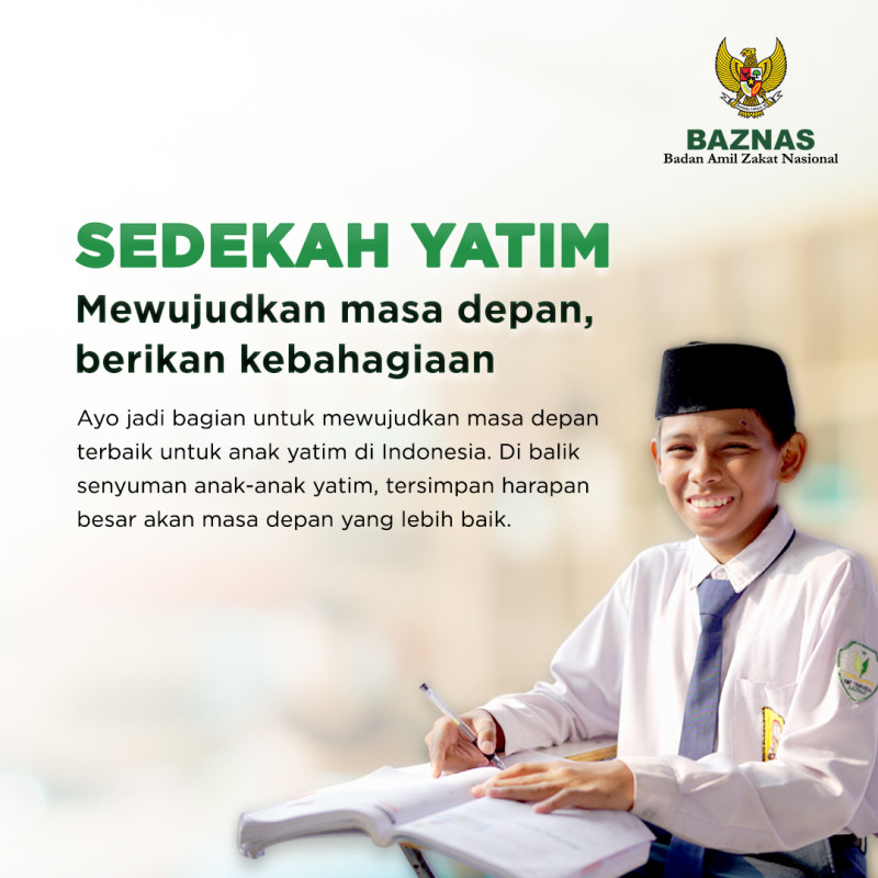 SEDEKAH UNTUK MULIAKAN YATIM