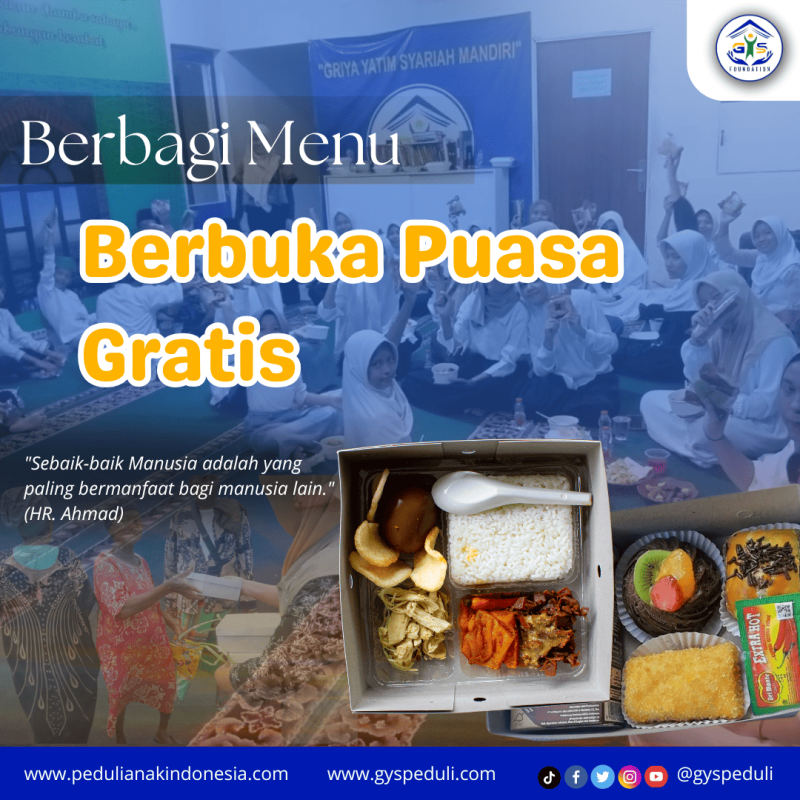 Berbagi Menu Berbuka Puasa