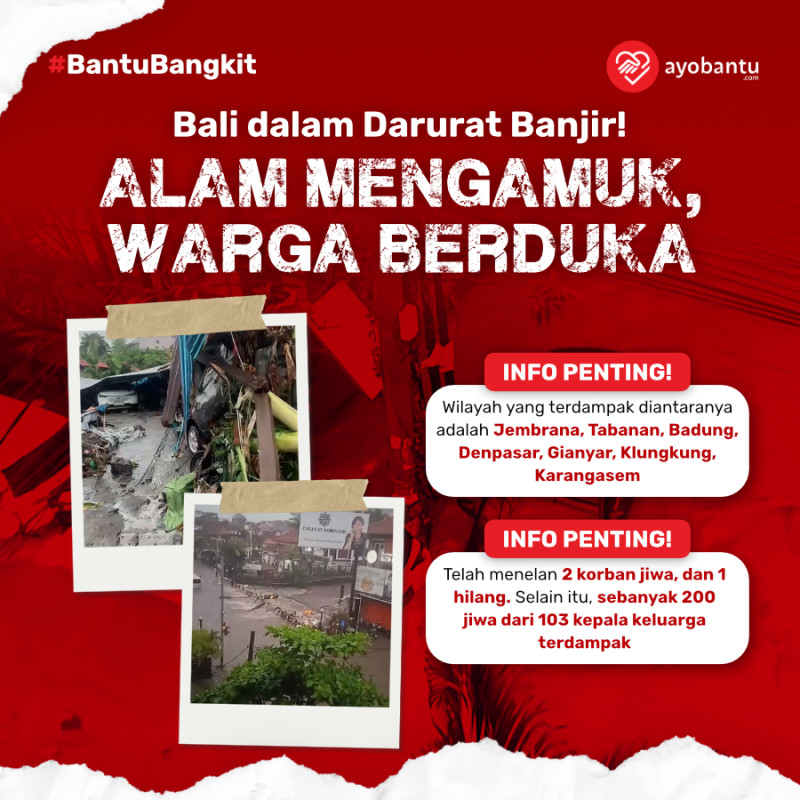 Bantu Bangkit Bencana Bali