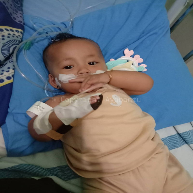 Bantu adreeina terus bisa berobat hingga bisa menjemput jantung sehatnya