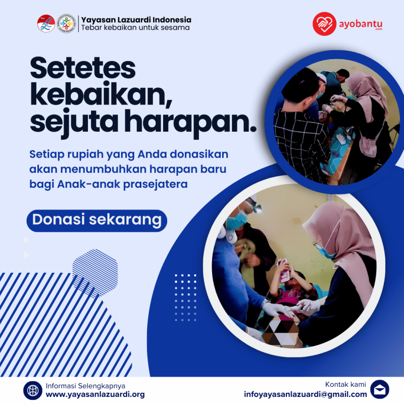 Mari kita wujudkan kebahagiaan anak-anak prasejahtera melalui khitanan massal