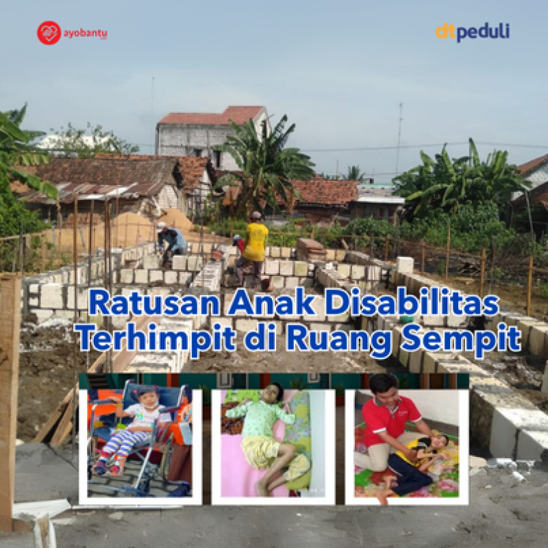 Ratusan Anak Disabilitas Terhimpit di Ruang Sempit