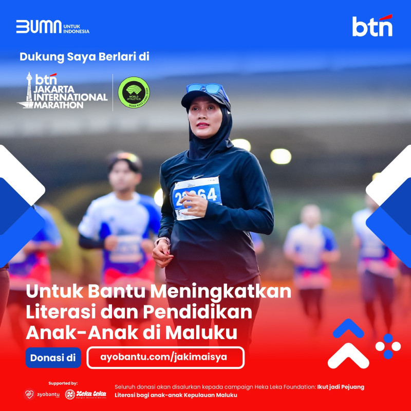 Run For Purpose Pendidikan Anak Anak Maluku - Aisya Kemala